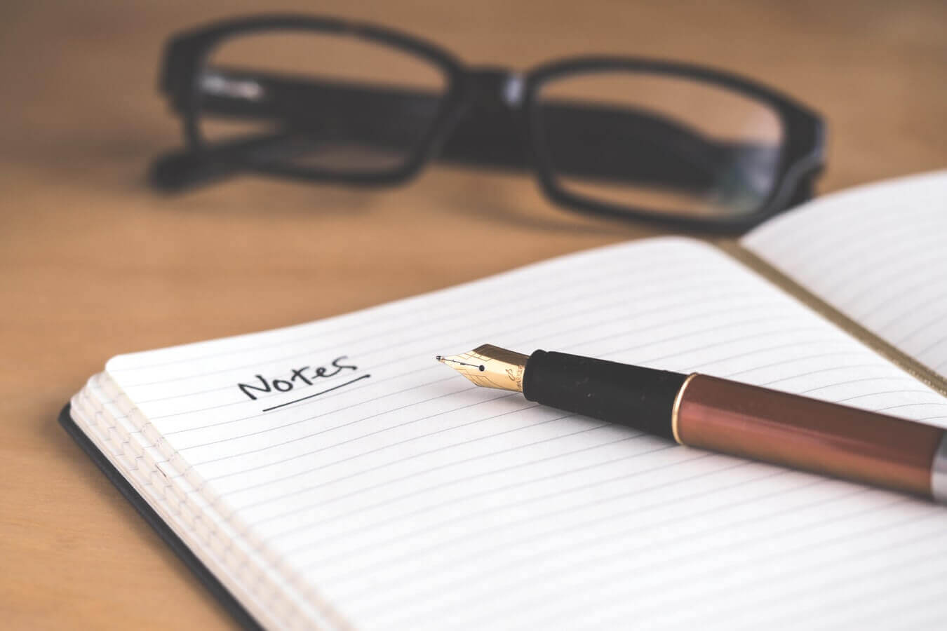 Block und Stift als Must-Haves im Homeoffice